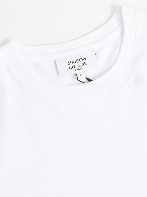 BABY FOX PATCH REGULAR TEE-SHIRT_WHITE P100